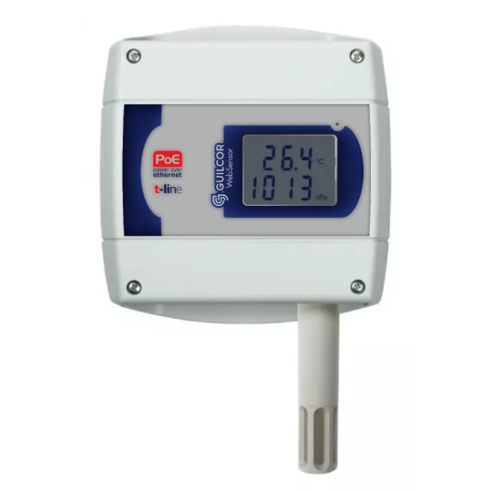 Websensor - Thermometer - Hygrometer - Barometer met Ethernet-interface