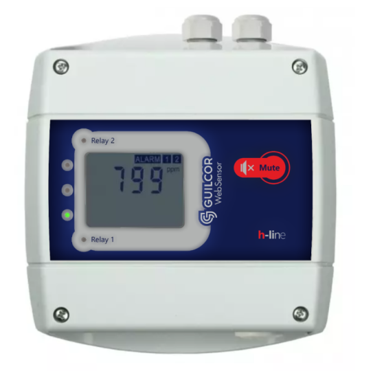 CO2 concentration sensor with Ethernet interface