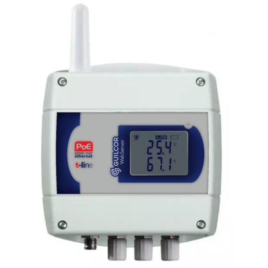 Wireless IoT temperature sensor for 4 external probes Pt1000, ELKA connector, Sigfox