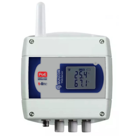 Bezdrátový snímač teploty IoT pro 4 externí sondy Pt1000, konektor ELKA, Sigfox
