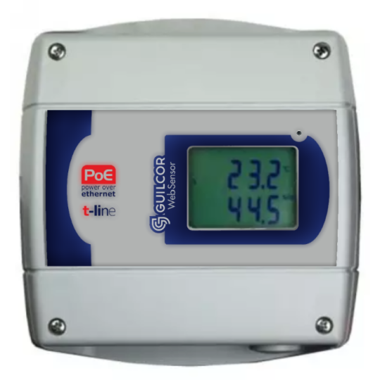 Capteur Web montage sur conduit - Thermomètre - Hygromètre - Baromètre avec interface Ethernet