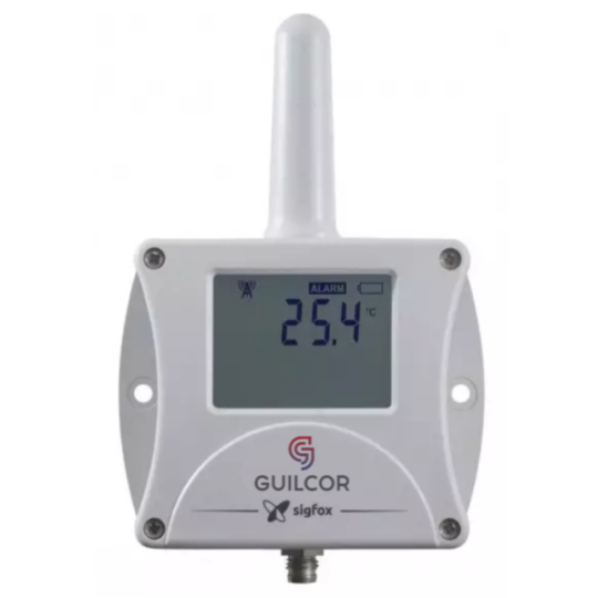 Temperature sensor with IoT wireless transmitter, Sigfox