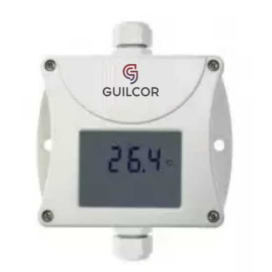 Temperature transmitter with 0-10V or 4-20mA output