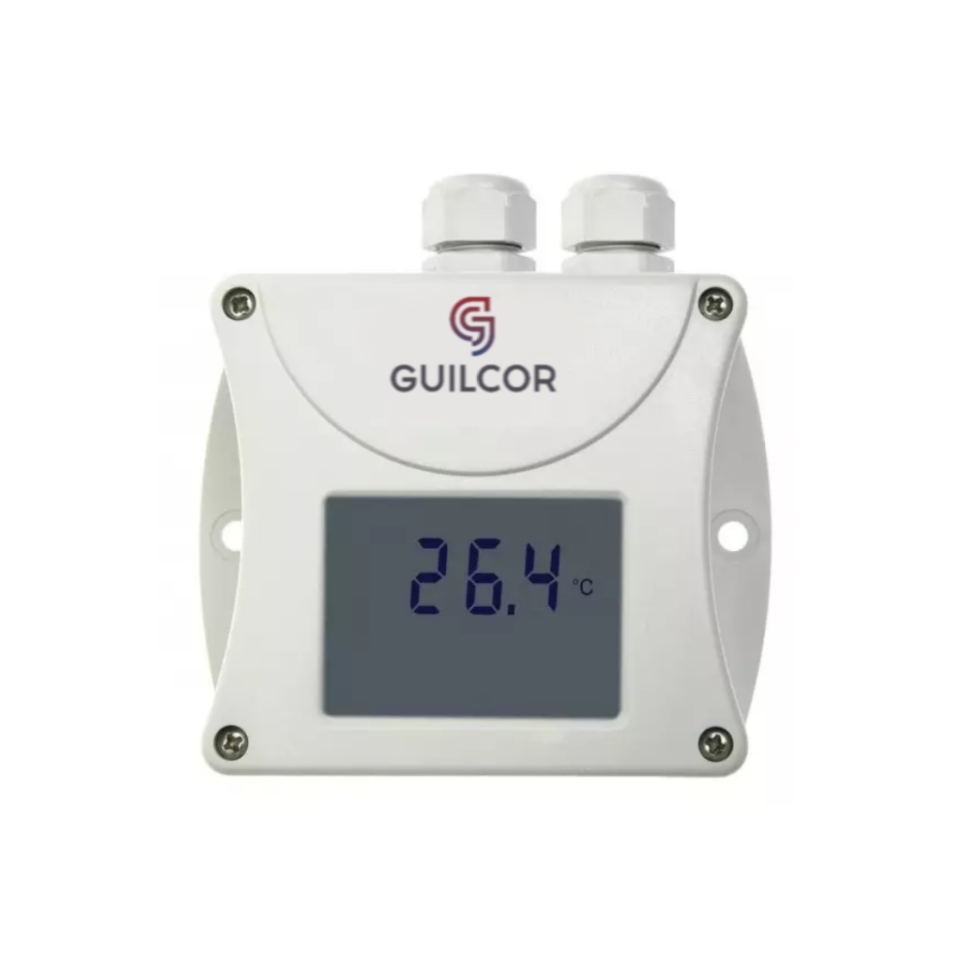 Temperature transmitter with RS232 interface