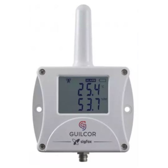 Wireless thermometer, hygrometer with external probe, Sigfox IoT
