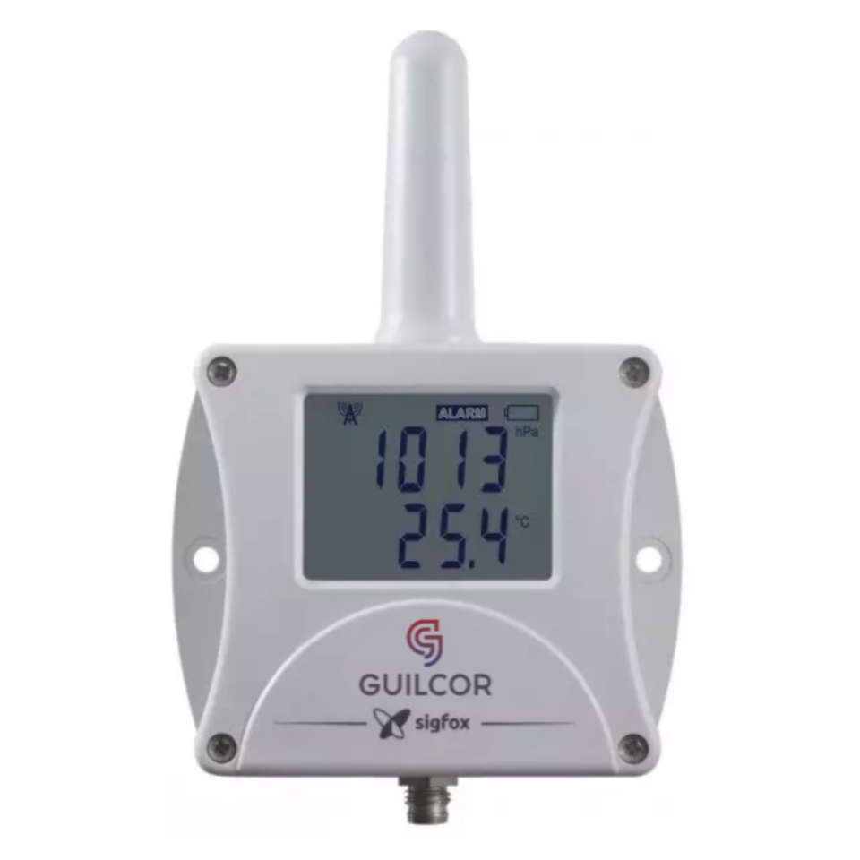 Wireless thermometer, hygrometer, barometer with external probe, Sigfox IoT