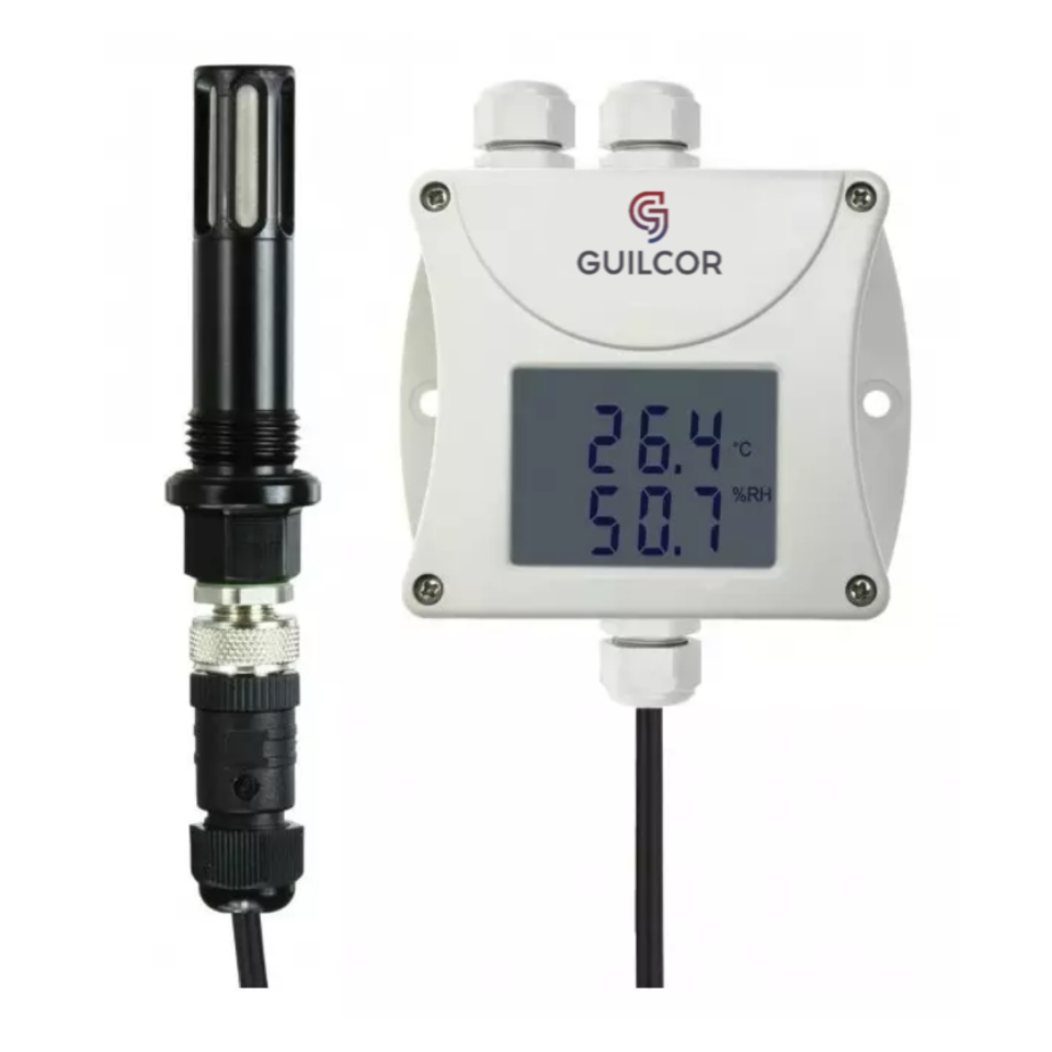 Trasmettitore RH + T ad aria compressa con uscita RS485