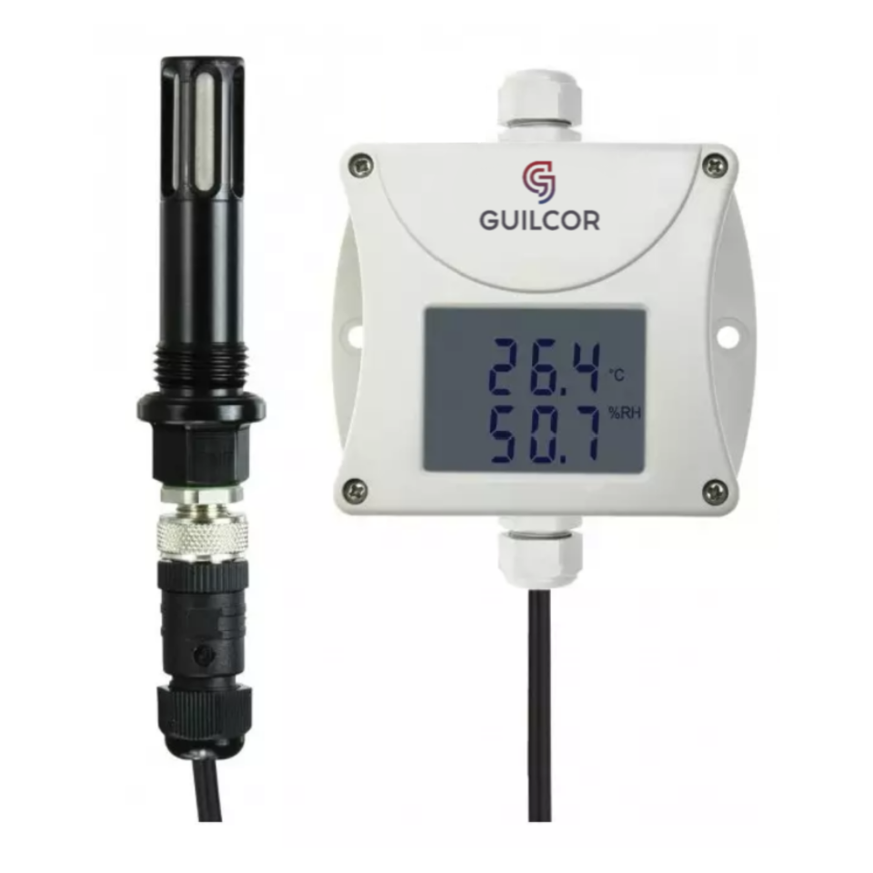 Sensor de aire comprimido RH + T + TDP con salida 0-10 V