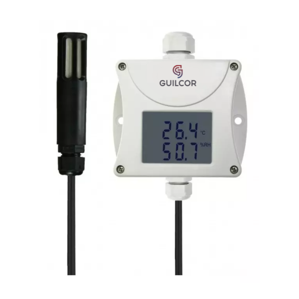 Transmissor industrial de temperatura e umidade - saída RS232