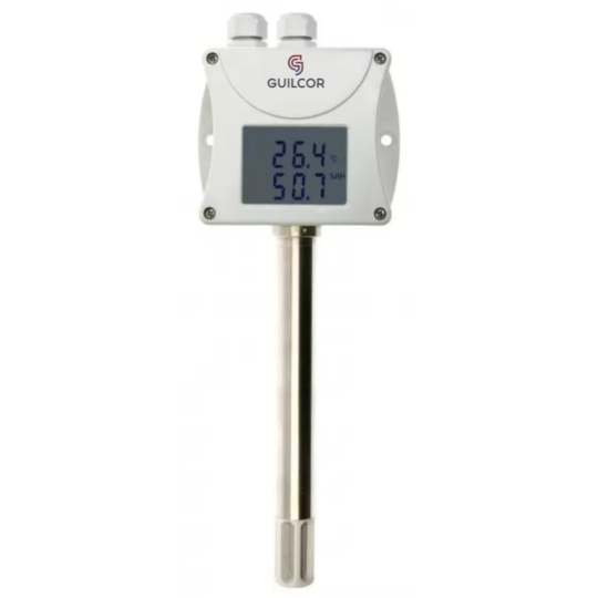 Duct mount temperature and humidity transmitter with RS485 output