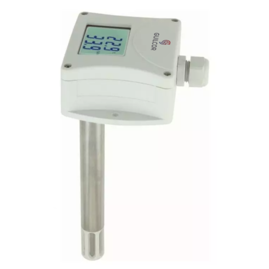 Radial temperature and humidity probe for ducts with 0-10V output