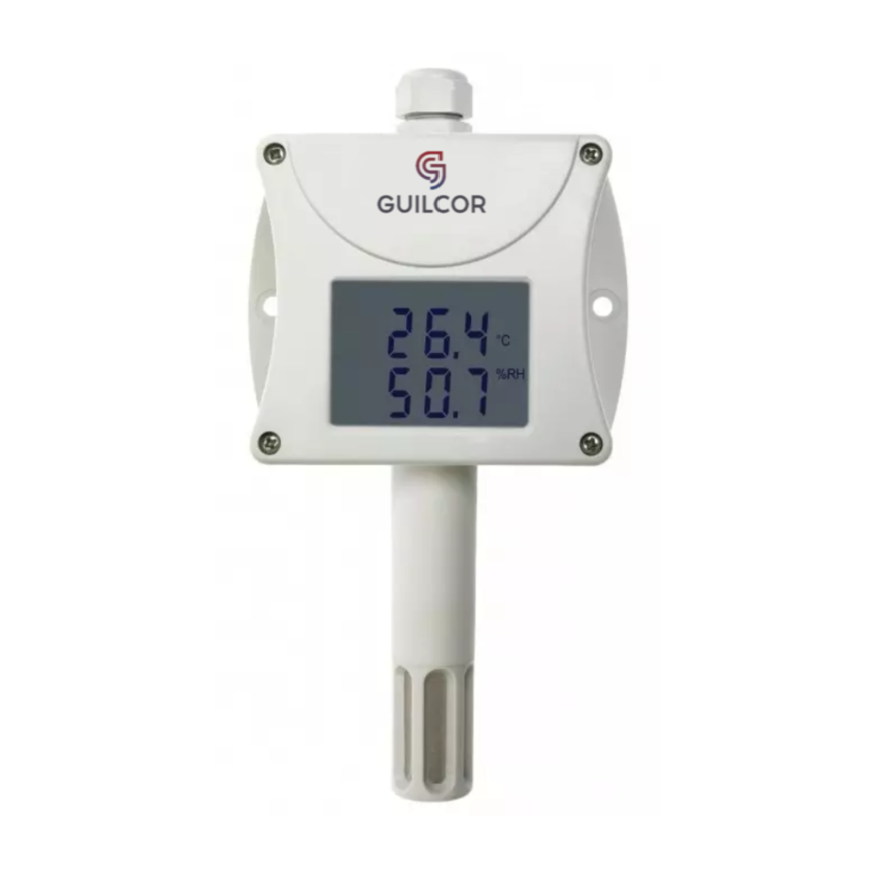 Binnen- en buitensonde voor temperatuur en vochtigheid met 0-10V output
