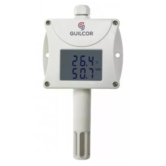 Temperature and humidity probe with RS232 output, internal sensors