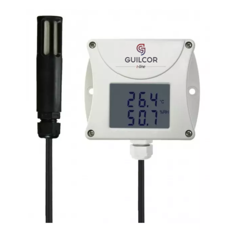 Sensore web - Igrometro - Termometro ad aria compressa con interfaccia Ethernet