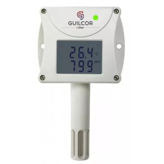 WebSensor - Hygrometer-thermometer met CO2-concentratie met Ethernet-interface