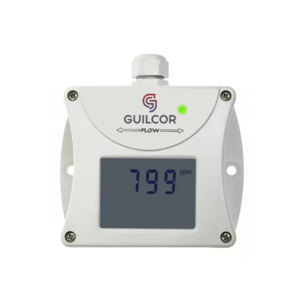 CO2 concentration transmitter with 4-20mA output, integrated carbon dioxide sensor