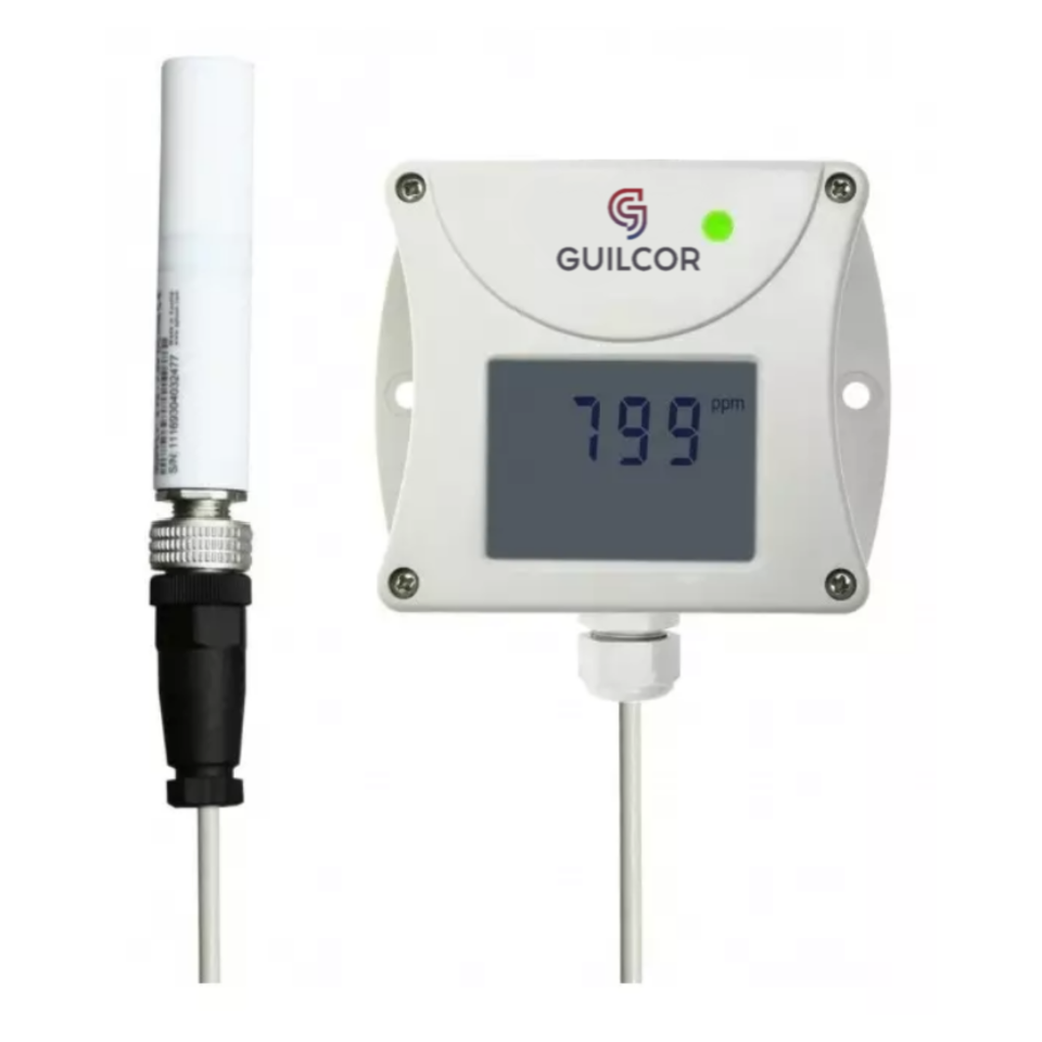 Kabelgebundener CO2-Sensor mit Ethernet-Schnittstelle