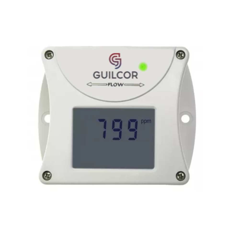 WebSensor: concentración remota de CO2 con interfaz Ethernet, montaje en conducto