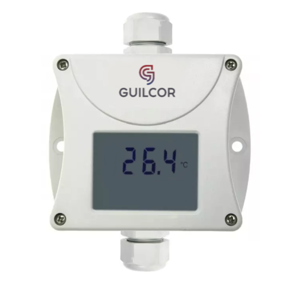 Temperature transmitter 0-10V output with display