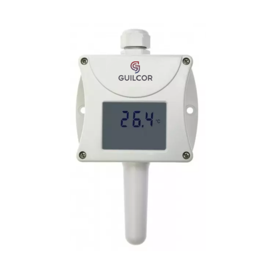 Temperature transmitter with RS232 output