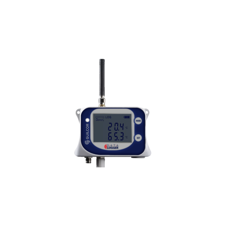 GSM temperature data logger with two external Pt1000 probes