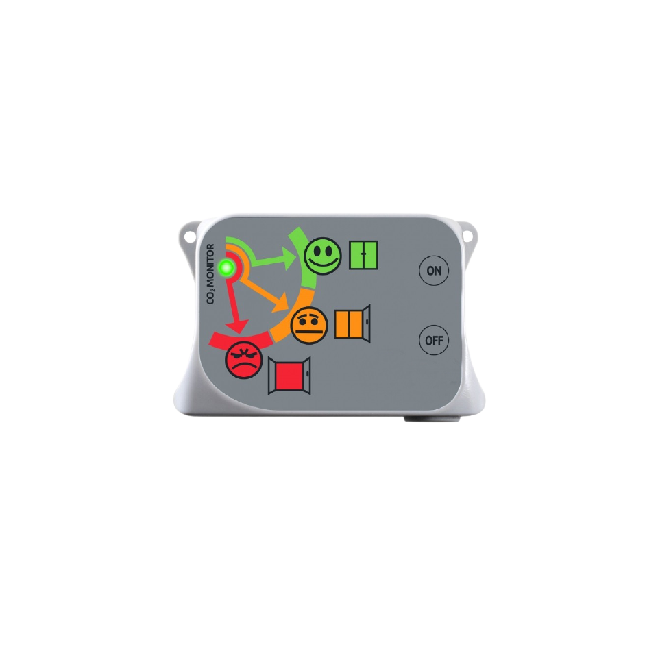 Sensor de CO2 para aulas y oficinas