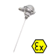 Sonda ATEX con racor y émbolo (Pt100, Ni1000, NTC)