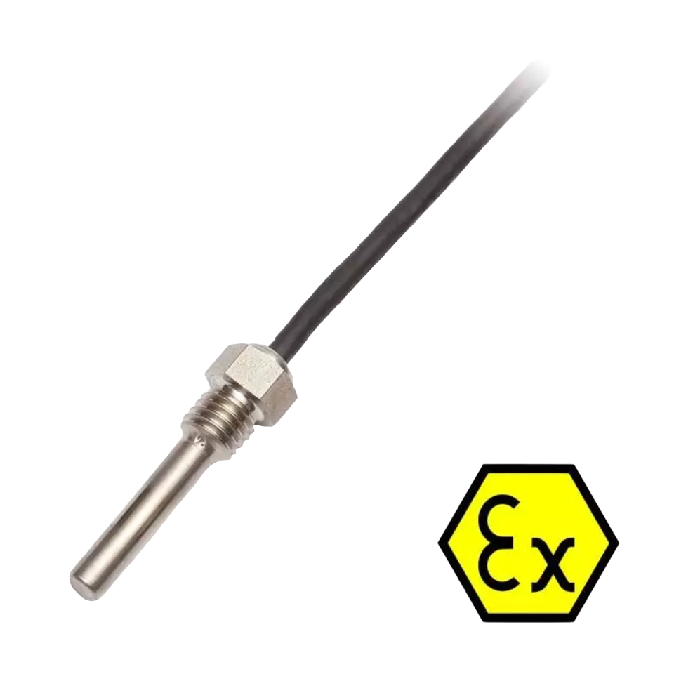 Sonda ATEX z przyłączem IP67 -30 ... 180 ° C