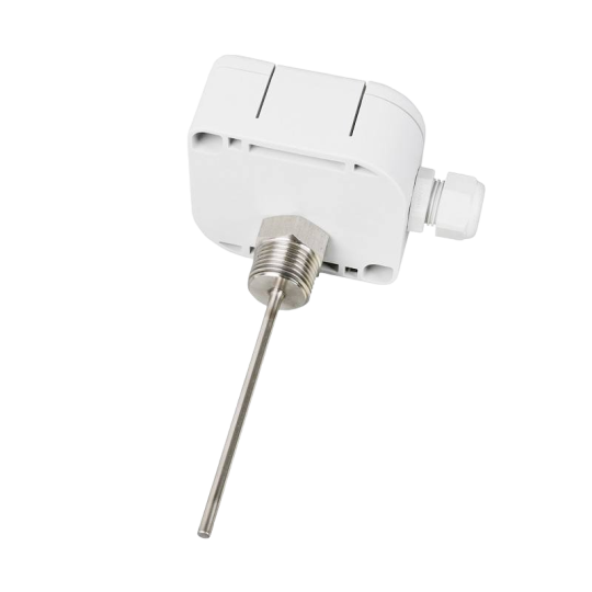 Fast response temperature probe - plastic connection head