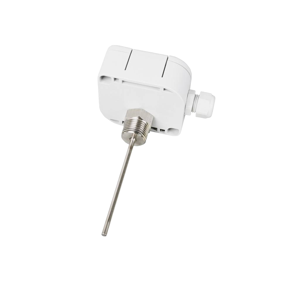 Fast response temperature probe - plastic connection head