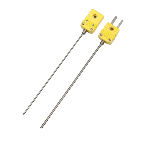 Thermokoppel met MINI connector tot 1100 ° C