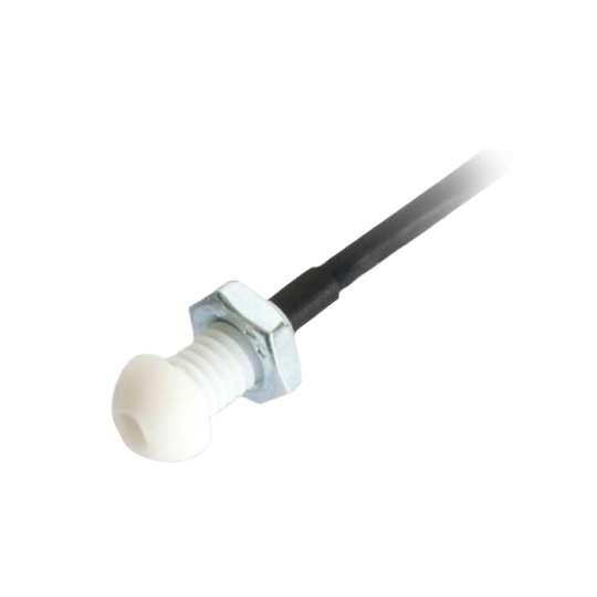 Raumsensor aus weißem Kunststoff 'Knopf'