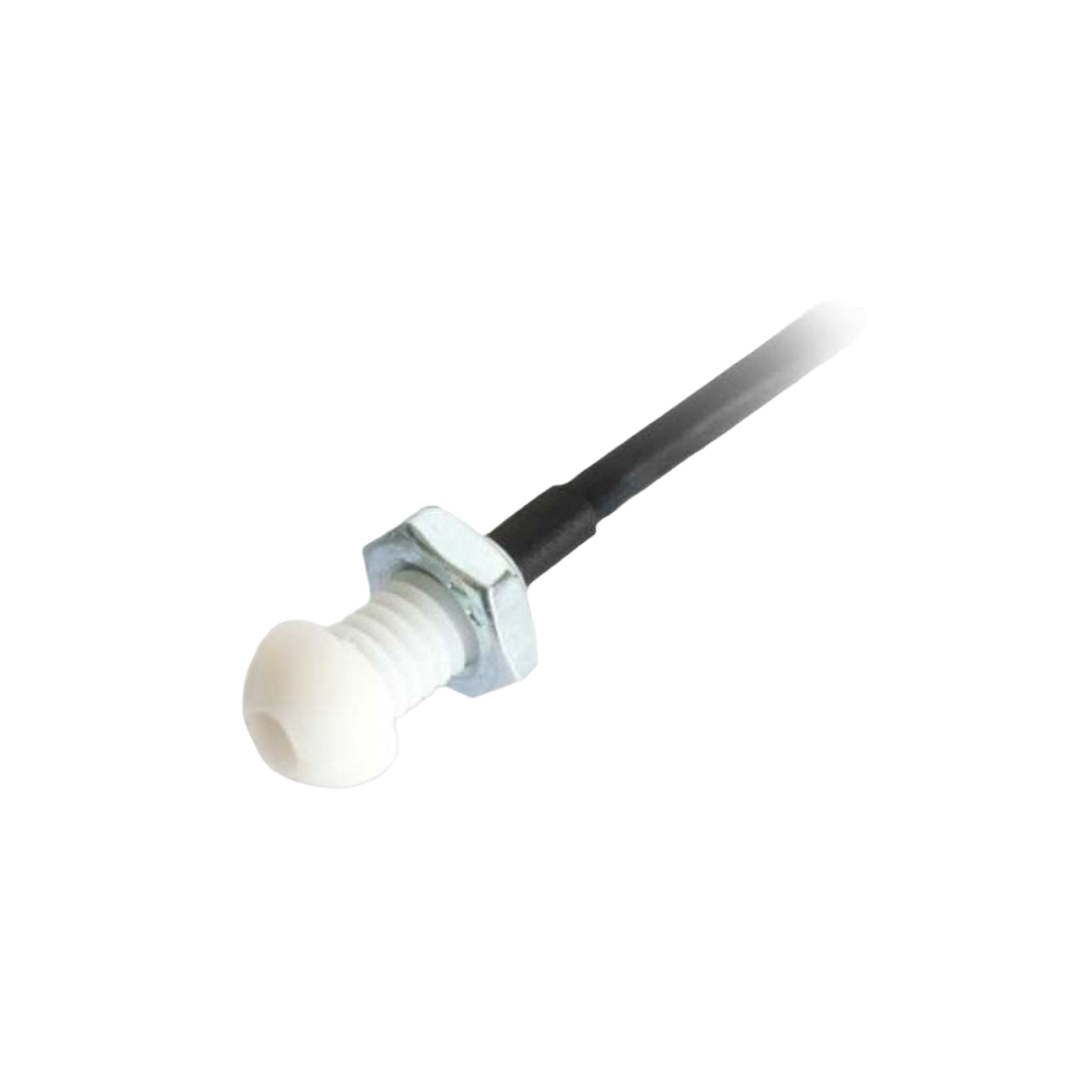 Raumsensor aus weißem Kunststoff 'Knopf'