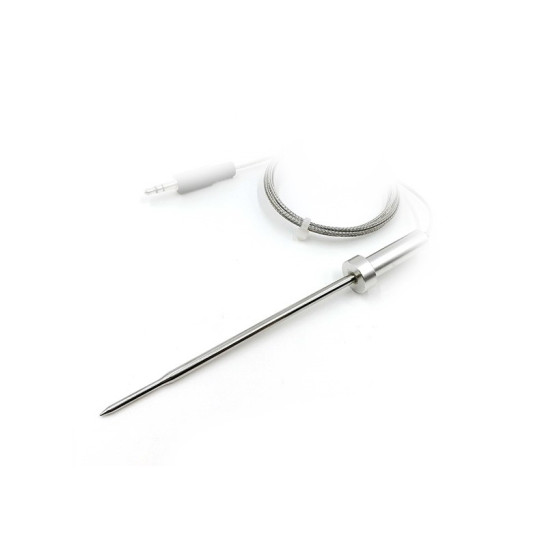 Food temperature probe with handle