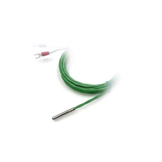 Thermocouple temperature sensor with spade terminal