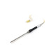 Thermocouple temperature probe with miniature plug