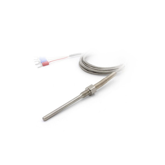 Pt100 / Pt1000 sensor with threaded probe