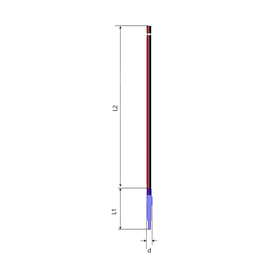 Temperature sensor for motor and transformer windings