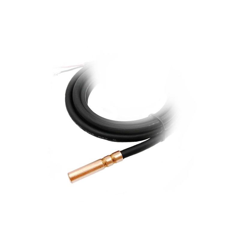 PATIKIL 5K NTC Temperatursensor, 6 Stück 15,7 Zoll 1% 3950 Wasserdichter Epoxid-Temperatursensor-Sonde Temp Sensor Digitaler Temperatursender Verlängerung für Klimaanlage Kühlschrank