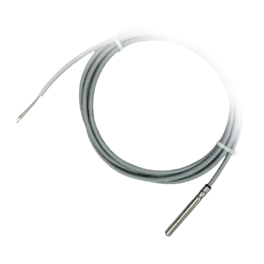 Pt100 probe, 3 wires, class B, length 2000mm, IP67