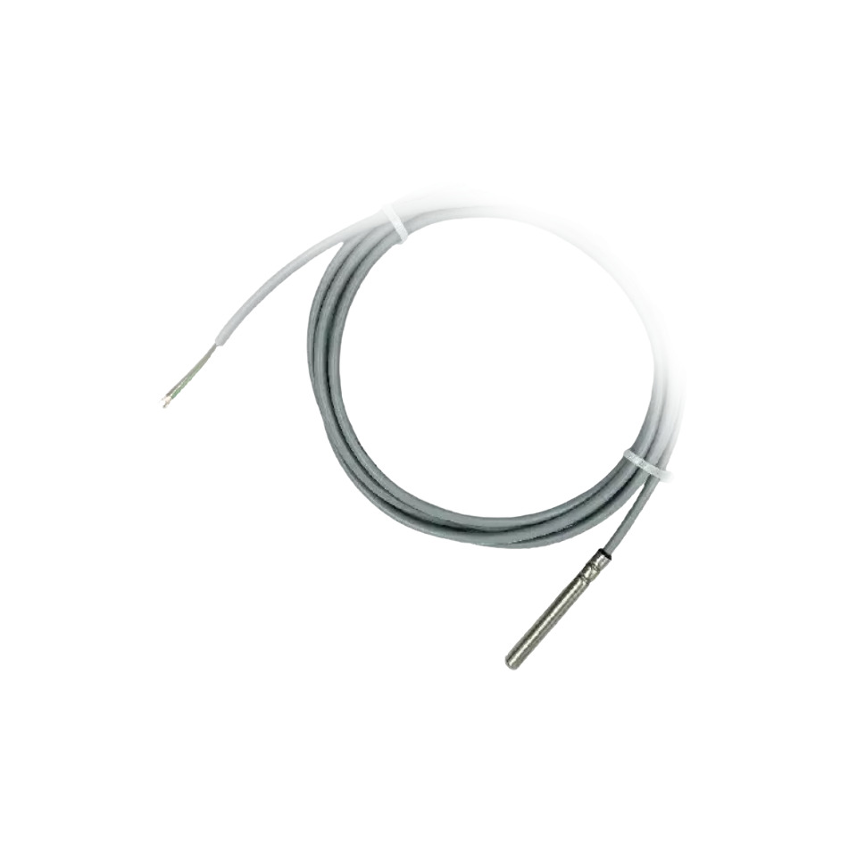 Pt100 probe, 3 wires, class B, length 2000mm, IP67