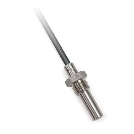 Bimetal probe wired with tube and stainless steel fitting diameter 10mm