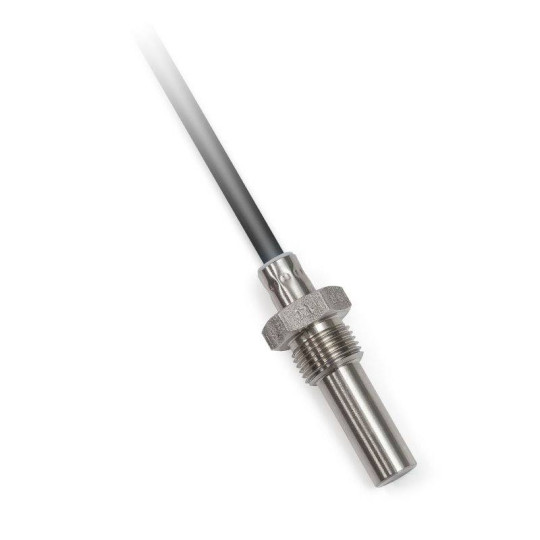 Bimetall-Sonde mit Rohr und Anschlussdurchmesser 10mm aus Edelstahl