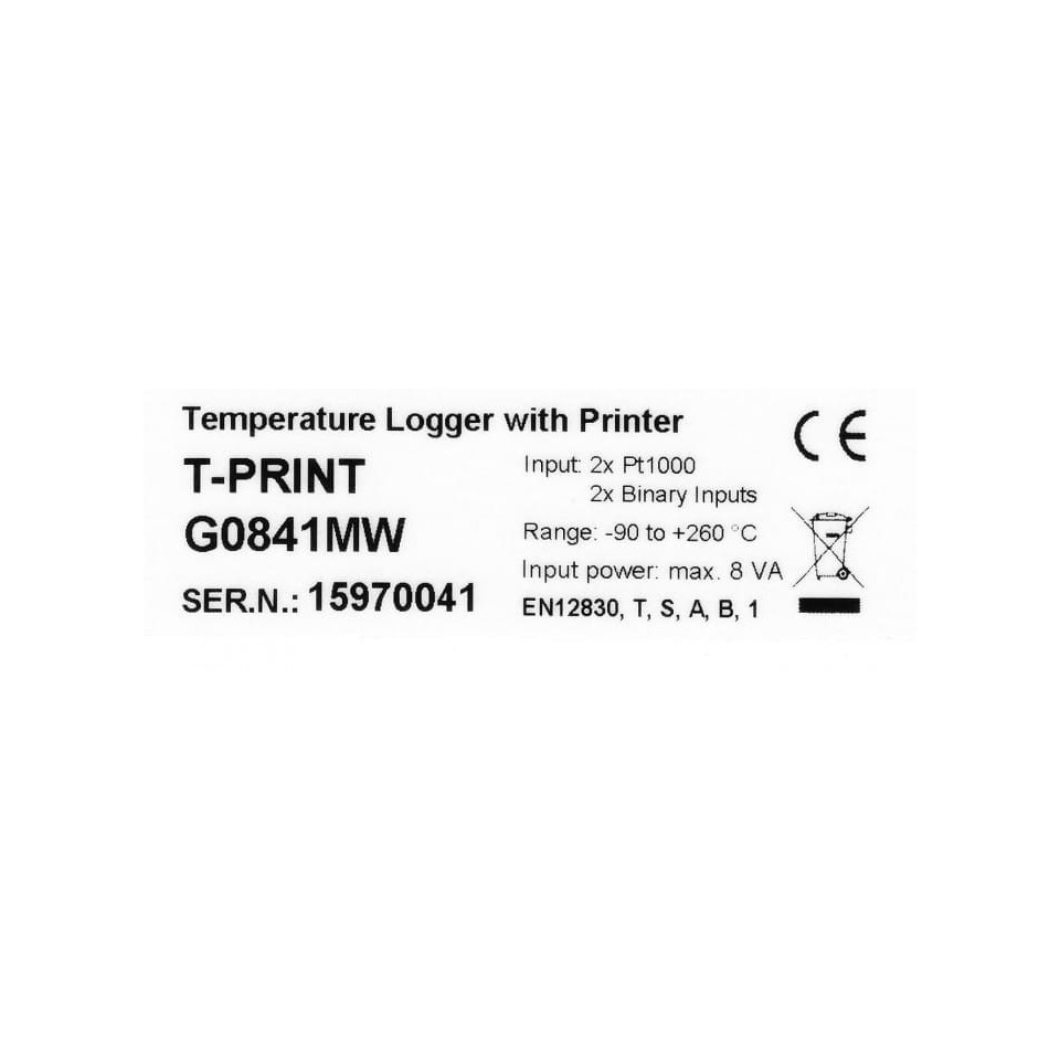 Temperature logger for semi-trailer with integrated GSM modem and wireless output