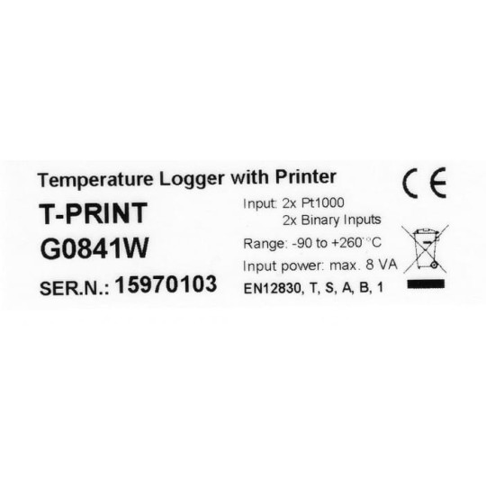 Temperature logger for semi-trailer with wireless output