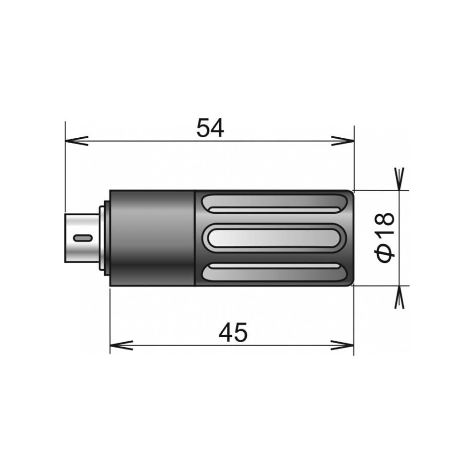Sonda digital de temperatura / umidade DIGIL / M, conector MiniDin