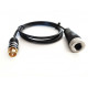 Extension for CO2 probe, ELKA / MiniDin connector, 1 meter cable