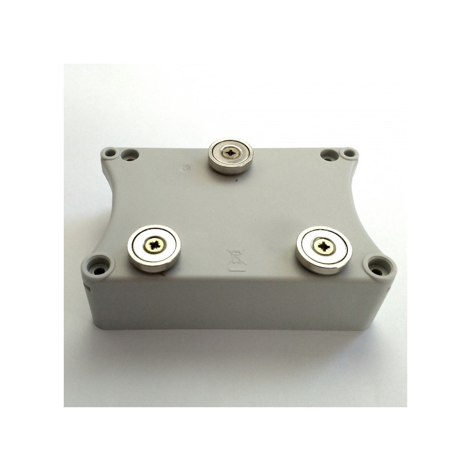 Houder voor montage van de GSM of CO2 datalogger op magnetische oppervlakken