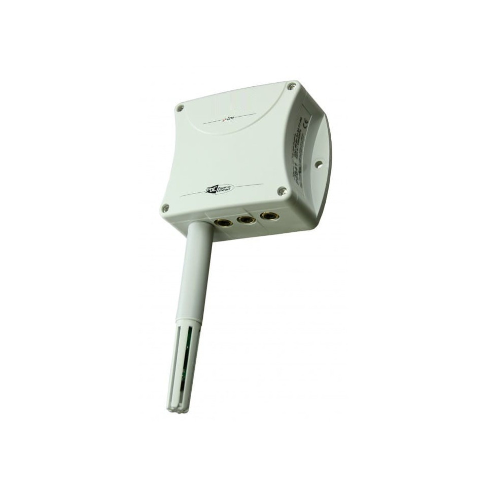 Digitale temperatuur- / vochtigheidsvoeler voor "p-line" WebSensor, CINCH-connector, directe plaatsing