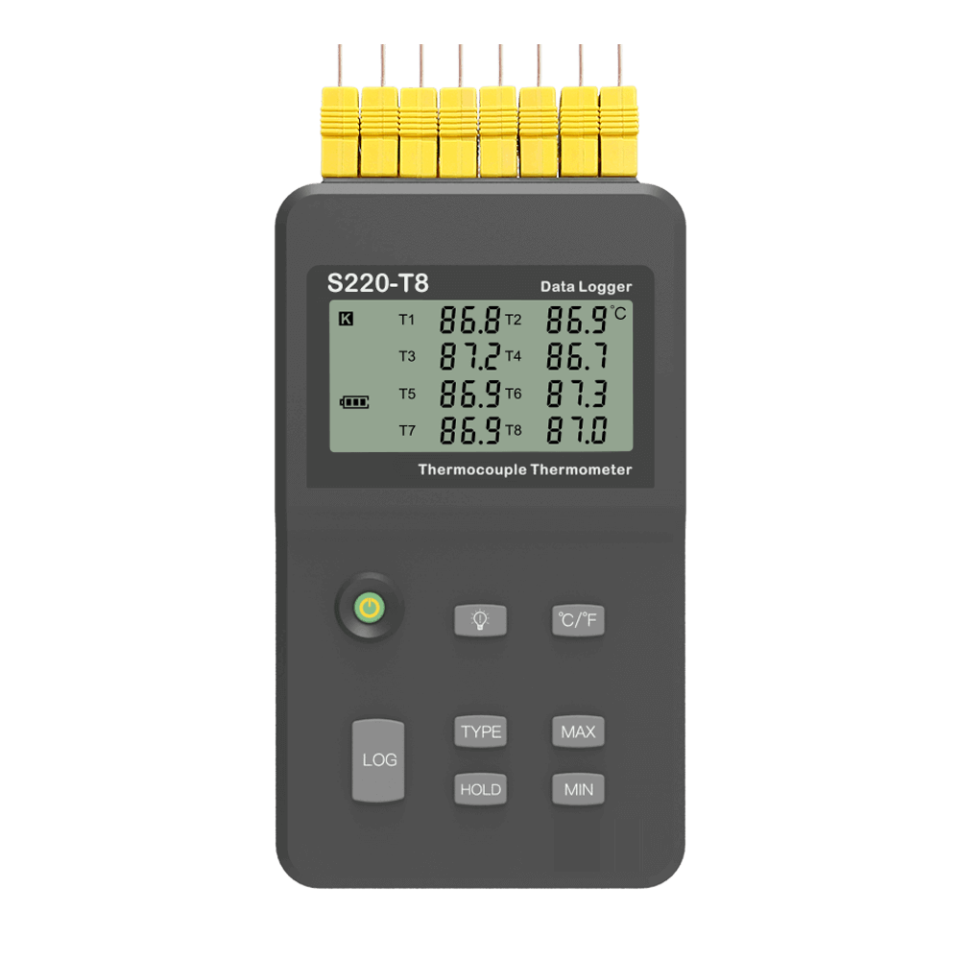 Thermoelement-Kanaltemperaturlogger